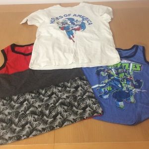 Marvel ninja Turtles boys tee and tanks tops